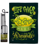 Life Gives Lemons - Fruits Food Vertical Impressions Decorative Flags HG192264 Made In USA