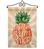 Summer Pineapple - Fruits Food Vertical Impressions Decorative Flags HG192311 Made In USA