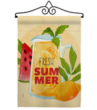 Fresh Summer Drinks - Fruits Food Vertical Impressions Decorative Flags HG192610 Made In USA