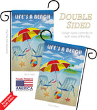 Life's a Beach - Fun In The Sun Summer Vertical Impressions Decorative Flags HG106057 Imported