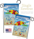 Life's a Beach - Fun In The Sun Summer Vertical Impressions Decorative Flags HG106057 Imported