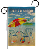 Life's a Beach - Fun In The Sun Summer Vertical Impressions Decorative Flags HG106057 Imported