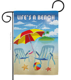 Life's a Beach - Fun In The Sun Summer Vertical Impressions Decorative Flags HG106057 Imported