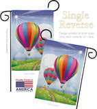 Balloon Festival - Fun In The Sun Summer Vertical Impressions Decorative Flags HG106058 Made In USA