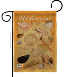 Welcome Shells - Fun In The Sun Summer Vertical Impressions Decorative Flags HG106059 Imported