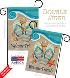 Sunny Friends - Fun In The Sun Summer Vertical Impressions Decorative Flags HG106060 Made In USA