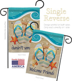 Sunny Friends - Fun In The Sun Summer Vertical Impressions Decorative Flags HG106060 Made In USA