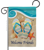 Sunny Friends - Fun In The Sun Summer Vertical Impressions Decorative Flags HG106060 Made In USA