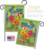 Welcome Tropical - Fun In The Sun Summer Vertical Impressions Decorative Flags HG106066 Made In USA