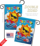 Fun in the Sun - Fun In The Sun Summer Vertical Impressions Decorative Flags HG106069 Made In USA