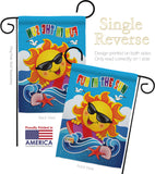 Fun in the Sun - Fun In The Sun Summer Vertical Impressions Decorative Flags HG106069 Made In USA