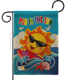 Fun in the Sun - Fun In The Sun Summer Vertical Impressions Decorative Flags HG106069 Made In USA