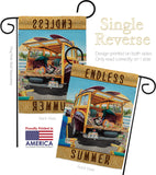 Surfer Girl - Fun In The Sun Summer Vertical Impressions Decorative Flags HG106073 Made In USA