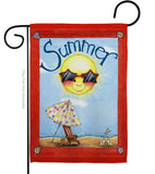Fun in Summer - Fun In The Sun Summer Vertical Impressions Decorative Flags HG106074 Made In USA