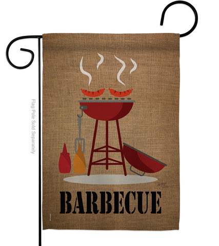 Barbecue - Fun In The Sun Summer Vertical Impressions Decorative Flags HG106076 Made In USA