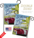 Set You Free - Fun In The Sun Summer Vertical Impressions Decorative Flags HG106078 Made In USA