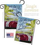 Set You Free - Fun In The Sun Summer Vertical Impressions Decorative Flags HG106078 Made In USA