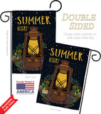 Summer Night Lantern - Fun In The Sun Summer Vertical Impressions Decorative Flags HG106082 Made In USA