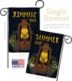 Summer Night Lantern - Fun In The Sun Summer Vertical Impressions Decorative Flags HG106082 Made In USA