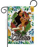 Hula Girl - Fun In The Sun Summer Vertical Impressions Decorative Flags HG106083 Made In USA