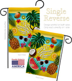 Fruity Summer Time - Fun In The Sun Summer Vertical Impressions Decorative Flags HG106085 Made In USA