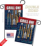 Grill On - Fun In The Sun Summer Vertical Impressions Decorative Flags HG106086 Made In USA