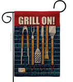 Grill On - Fun In The Sun Summer Vertical Impressions Decorative Flags HG106086 Made In USA