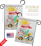 Summer Time - Fun In The Sun Summer Vertical Impressions Decorative Flags HG106088 Made In USA