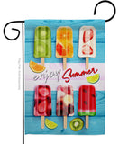 Sweet Popsicles - Fun In The Sun Summer Vertical Impressions Decorative Flags HG106090 Made In USA