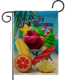 Summer In The Air - Fun In The Sun Summer Vertical Impressions Decorative Flags HG106097 Made In USA