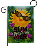 Joyful Sun - Fun In The Sun Summer Vertical Impressions Decorative Flags HG106098 Made In USA