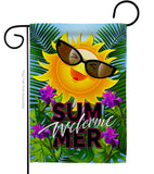 Joyful Sun - Fun In The Sun Summer Vertical Impressions Decorative Flags HG106098 Made In USA