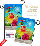 Summer Welcome - Fun In The Sun Summer Vertical Impressions Decorative Flags HG106102 Made In USA