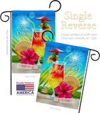 Summer Welcome - Fun In The Sun Summer Vertical Impressions Decorative Flags HG106102 Made In USA