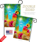 Summer In Paradise - Fun In The Sun Summer Vertical Impressions Decorative Flags HG106103 Made In USA