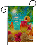 Summer In Paradise - Fun In The Sun Summer Vertical Impressions Decorative Flags HG106103 Made In USA