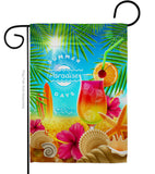 Summer In Paradise - Fun In The Sun Summer Vertical Impressions Decorative Flags HG106103 Made In USA