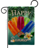 Happy Summer Pop - Fun In The Sun Summer Vertical Impressions Decorative Flags HG137027 Made In USA