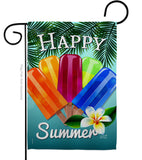 Happy Summer Pop - Fun In The Sun Summer Vertical Impressions Decorative Flags HG137027 Made In USA