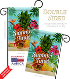 Summer Beach Time - Fun In The Sun Summer Vertical Impressions Decorative Flags HG137057 Made In USA