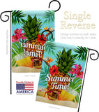 Summer Beach Time - Fun In The Sun Summer Vertical Impressions Decorative Flags HG137057 Made In USA