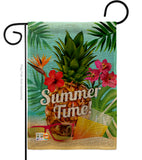 Summer Beach Time - Fun In The Sun Summer Vertical Impressions Decorative Flags HG137057 Made In USA