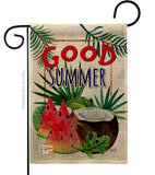 Good Summer Fruite - Fun In The Sun Summer Vertical Impressions Decorative Flags HG137065 Made In USA