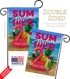 Summer Welcome Fun - Fun In The Sun Summer Vertical Impressions Decorative Flags HG137116 Made In USA