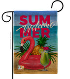 Summer Welcome Fun - Fun In The Sun Summer Vertical Impressions Decorative Flags HG137116 Made In USA