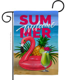 Summer Welcome Fun - Fun In The Sun Summer Vertical Impressions Decorative Flags HG137116 Made In USA