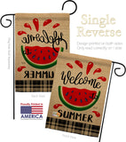 Watermelon Summer - Fun In The Sun Summer Vertical Impressions Decorative Flags HG137214 Made In USA
