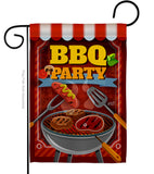 BBQ Party - Fun In The Sun Summer Vertical Impressions Decorative Flags HG137227 Made In USA