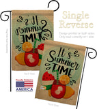 It's Summer Time - Fun In The Sun Summer Vertical Impressions Decorative Flags HG137240 Made In USA
