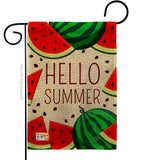 Watermelon Summer - Fun In The Sun Summer Vertical Impressions Decorative Flags HG192185 Made In USA